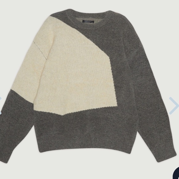 OAK + FORT Sweaters - Oak + Fort Abstract Sweater